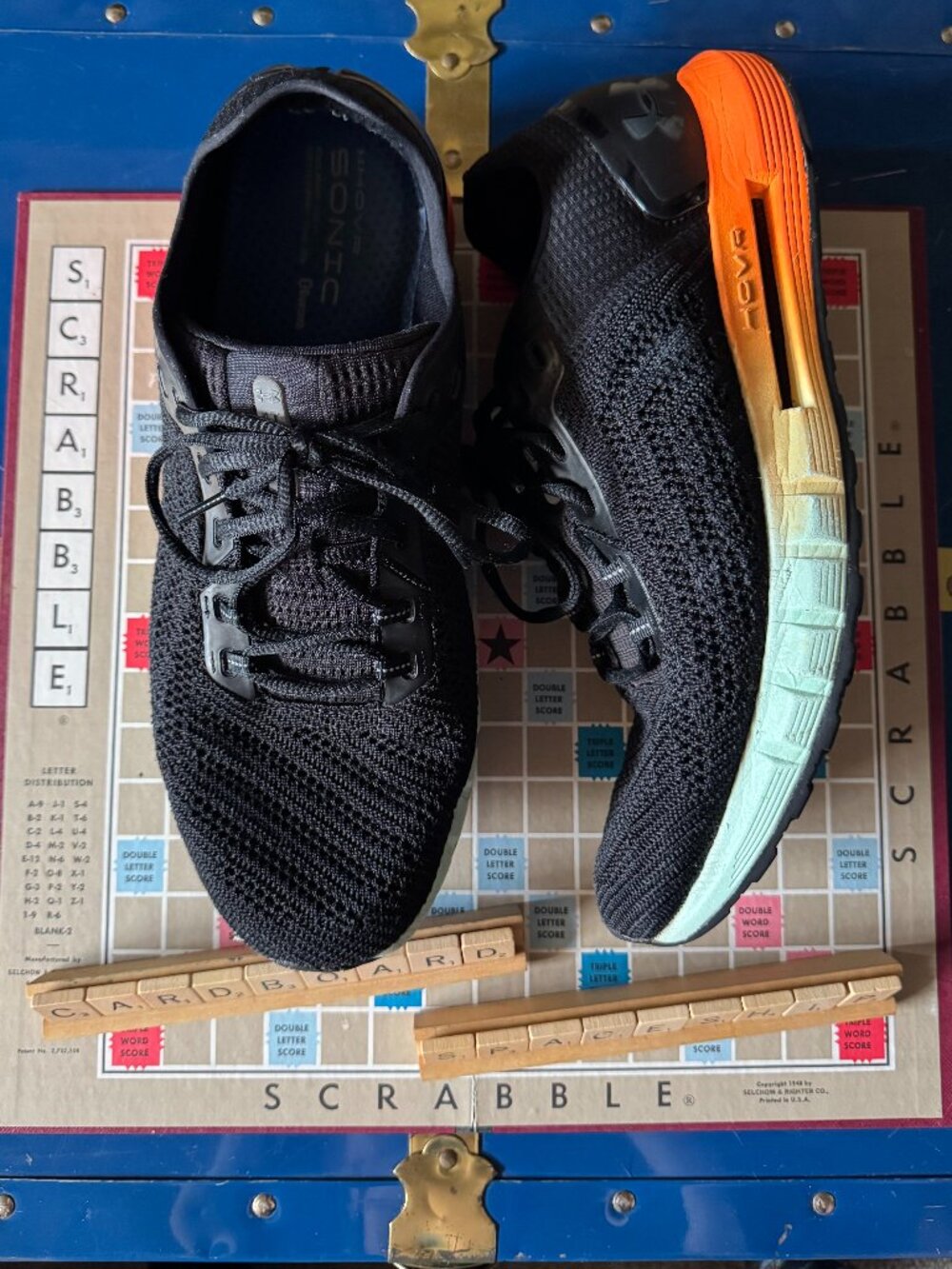 Under Armour HOVR Sonic 2 Men Sz 11.5 Black/Orange